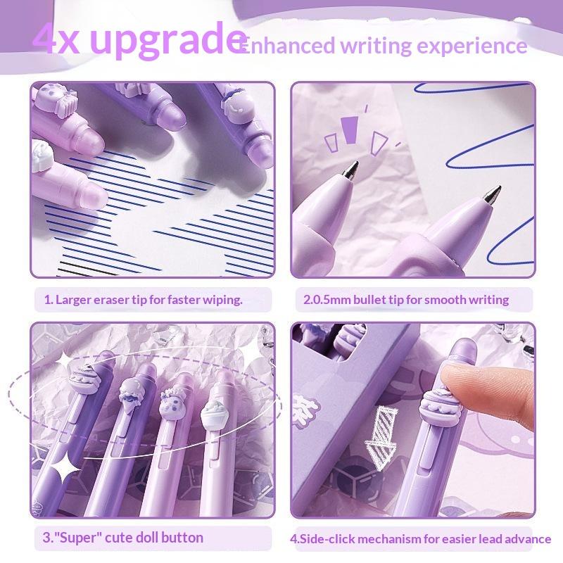 Conjunto de canetas de gel apa - Retractable Eraser Pen Click avaliação e preço