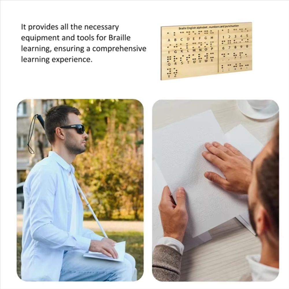 Placa de Braille portátil e le - Writing Tools avaliação e preço