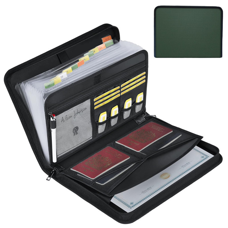 Pasta expansível resistente ao - Expandable Accordion File Folder 13 Pockets avaliação e preço
