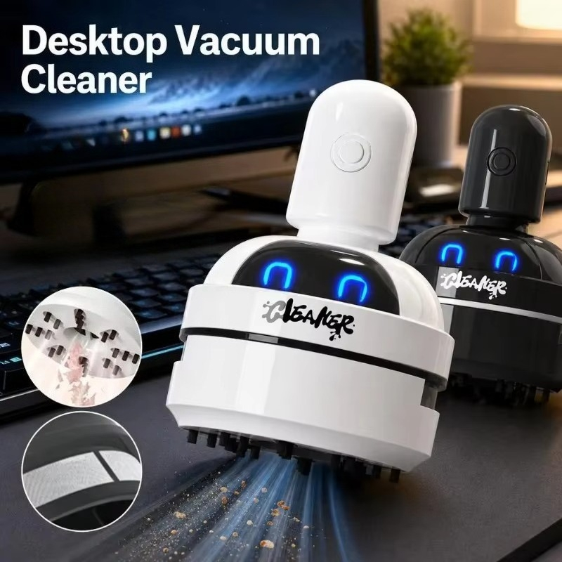Aspirador de pó para limpeza d - Mini Desktop Vacuum Cleaner For Eraser Dust avaliação e preço