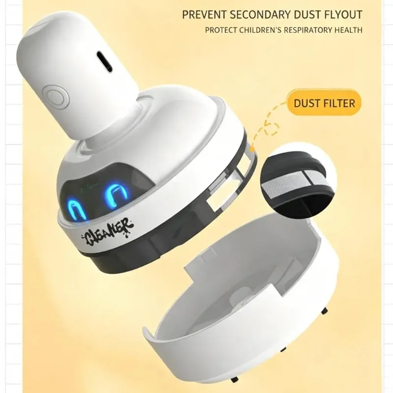 Aspirador de pó para limpeza d - Mini Desktop Vacuum Cleaner For Eraser Dust avaliação e preço